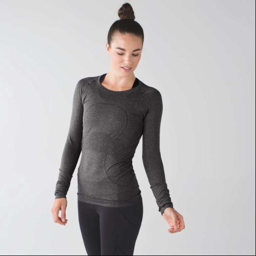 Lululemon Swiftly Tech Long Sleeve Dark Grey Crew